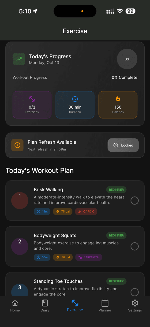 NutriFit AI screenshot 2