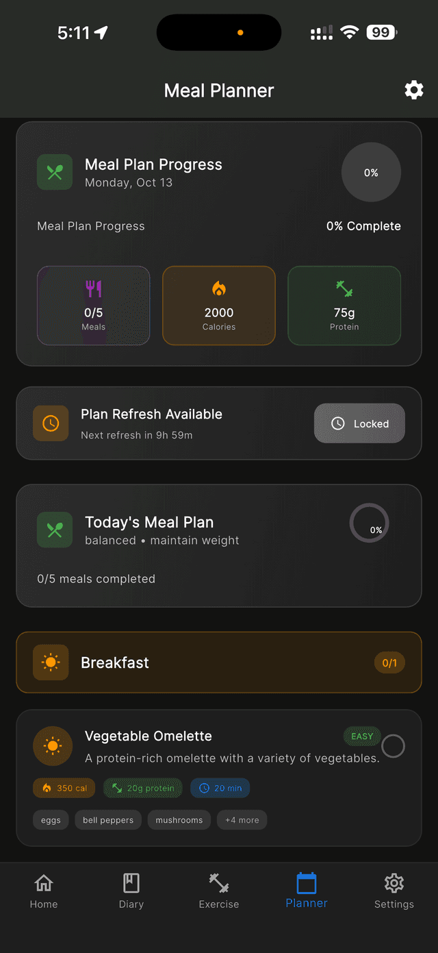 NutriFit AI screenshot 3